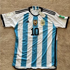 Messi #10 Argentina -  Adidas football soccer XXXL but runs small more like XL
